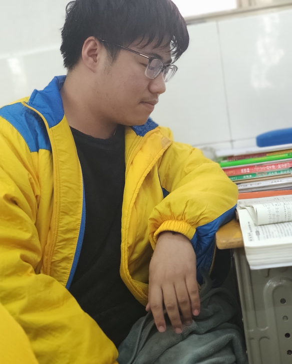 高中時的我